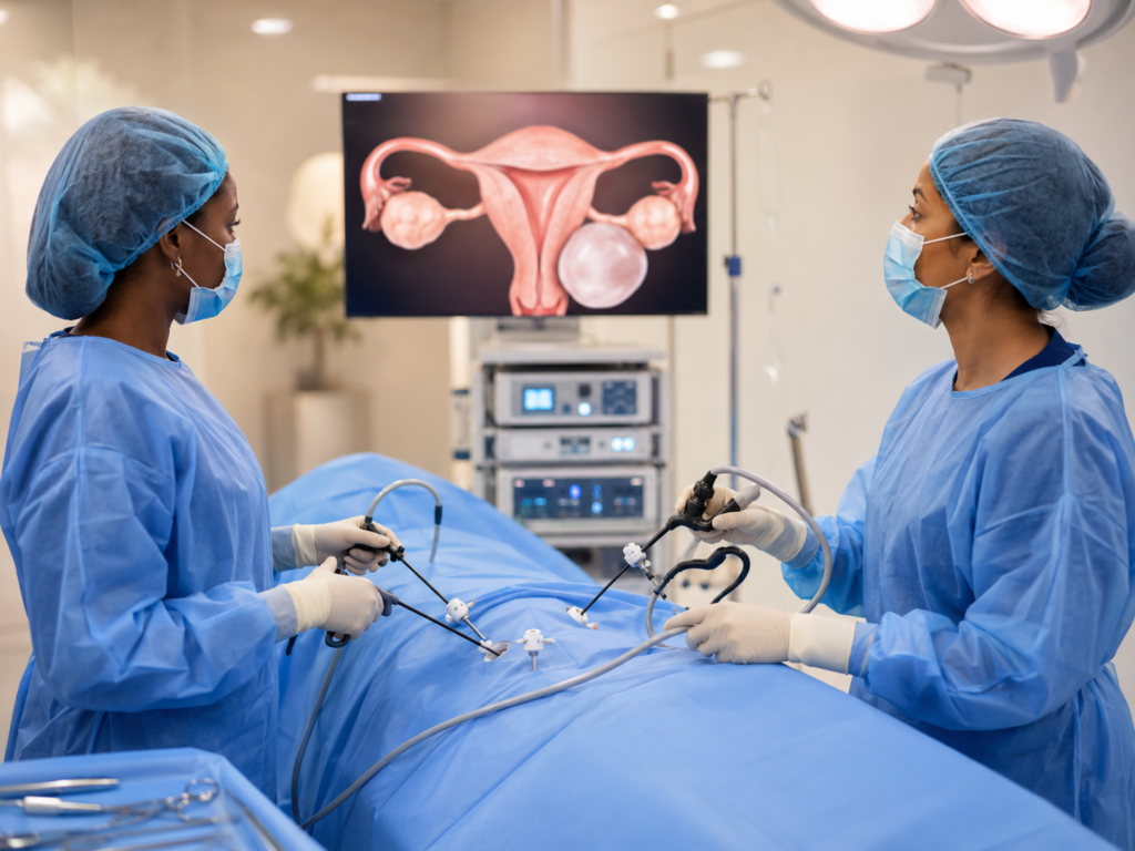 Ooforoplastia e cistectomia ovariana